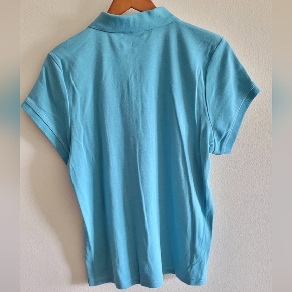 Liz Claiborne 5 snap collared cotton golf polo Women's XL - Picture 4 of 4